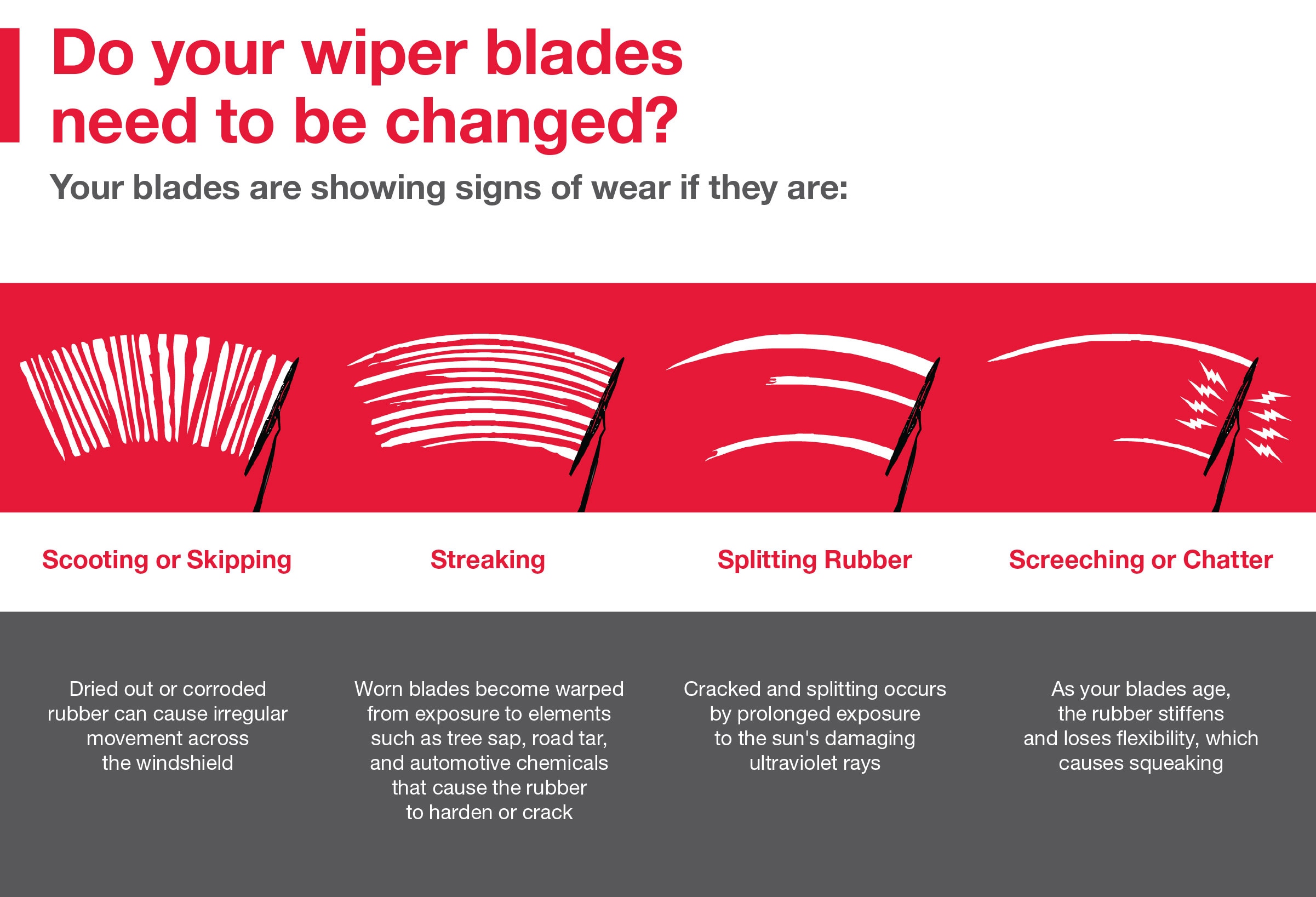 Do your wiper blades need to be changed? Call your local dealer for more info.